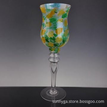 Hurricane Glass Garden Lantern, Customized Designs are Welcome
